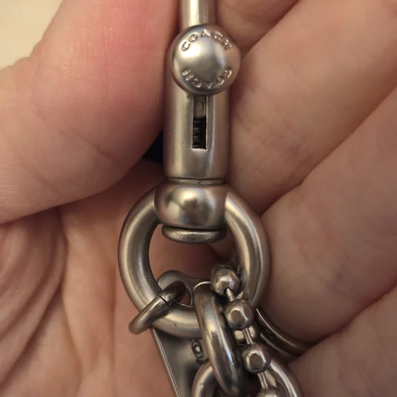 Coach | The Summer I Turned Pretty | Infinity Silver and Gold Keychain Bag Charm - Picture 9 of 16